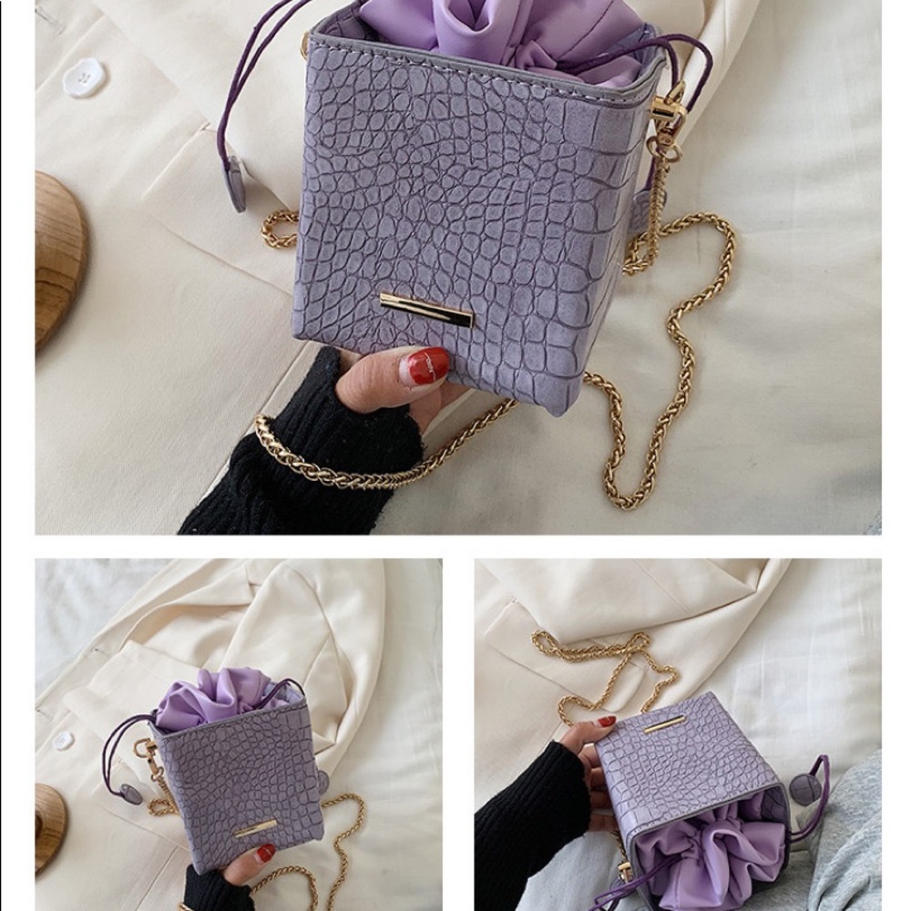 Lavender Box Bag